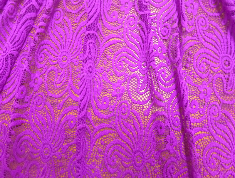 5.Purple Wild Flower Lace